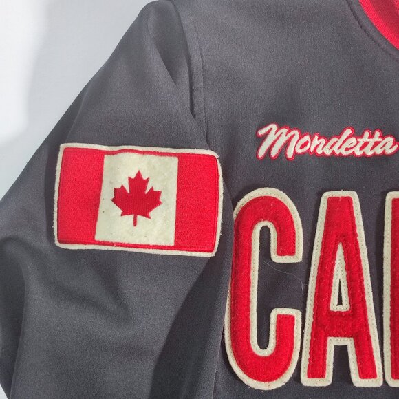 Mondetta Canada track jacket black with Canada design men's size XS - Picture 8 of 12
